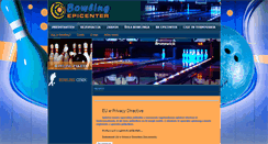 Desktop Screenshot of bowling-epicenter.si